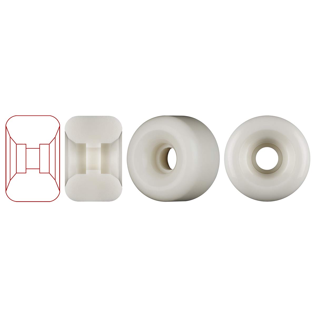 POWELL PERALTA DRAGON FORMULA WHEELS 64MM X 40MM 88A NATURAL - Image 4